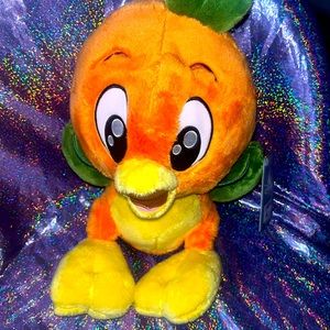 Disney Parks Orange Bird Big feet plush